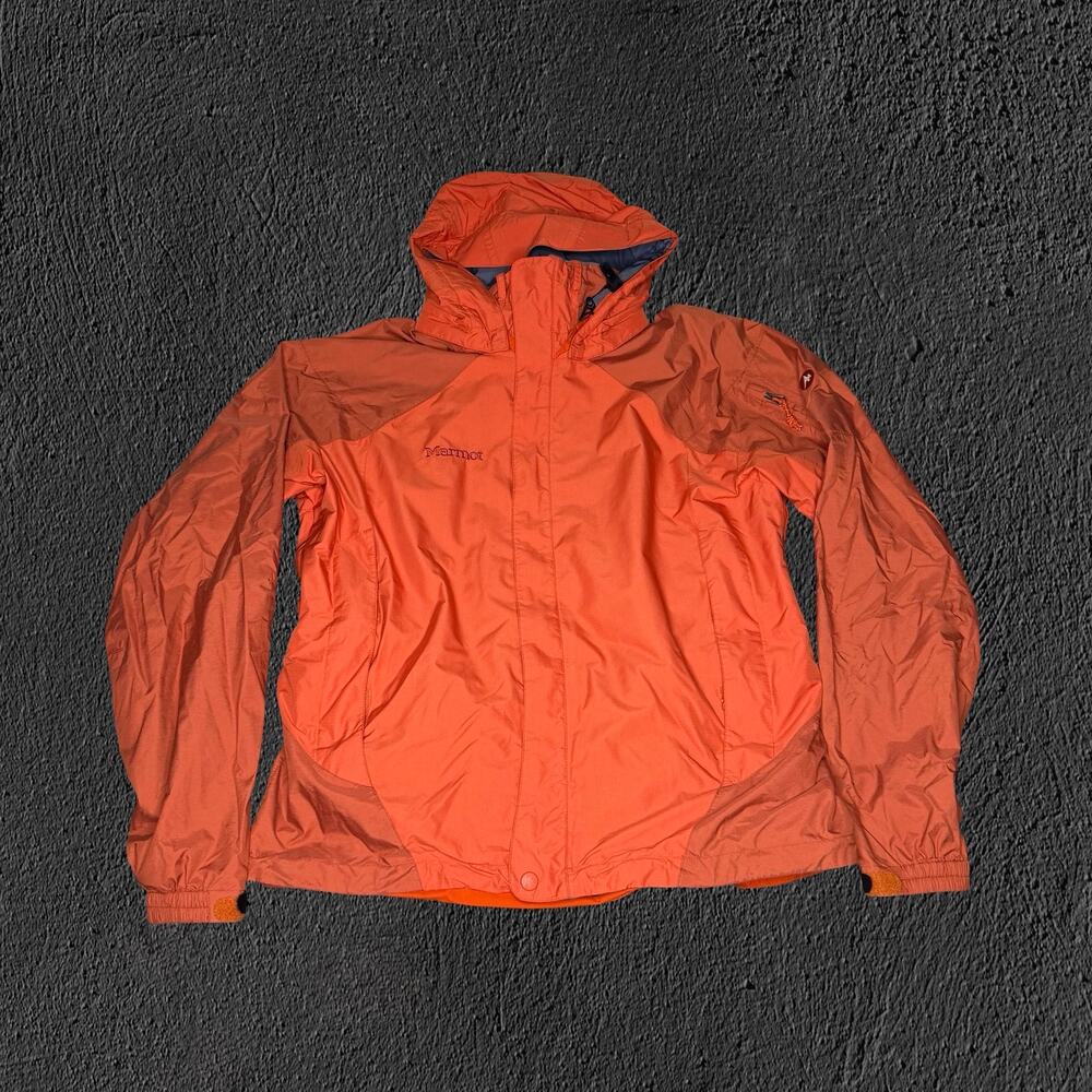 Vintage 1990s orange marmot mountain jacket